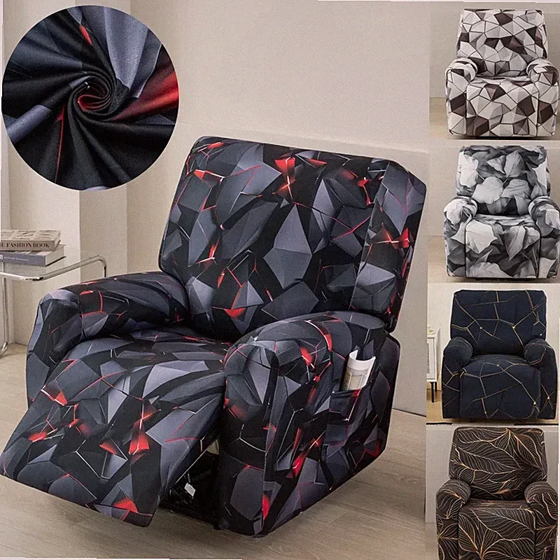 velvet cat scratch resistant 3 seat recliner couch cover
