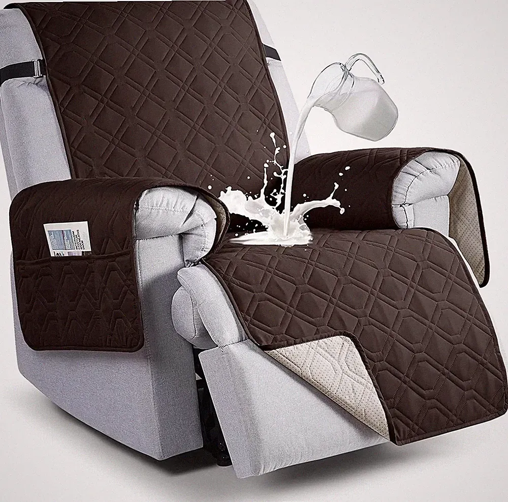 100% Waterproof Recliner Chair Covers, Recliner Cover Non-Slip Dog Chair Cover F