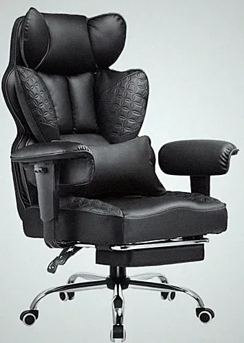 Big and Tall Office Chair Heavy Duty Wide Ergonomic Gaming 03-space Black