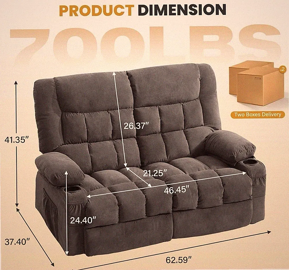 Scratch-Resistant Loveseat