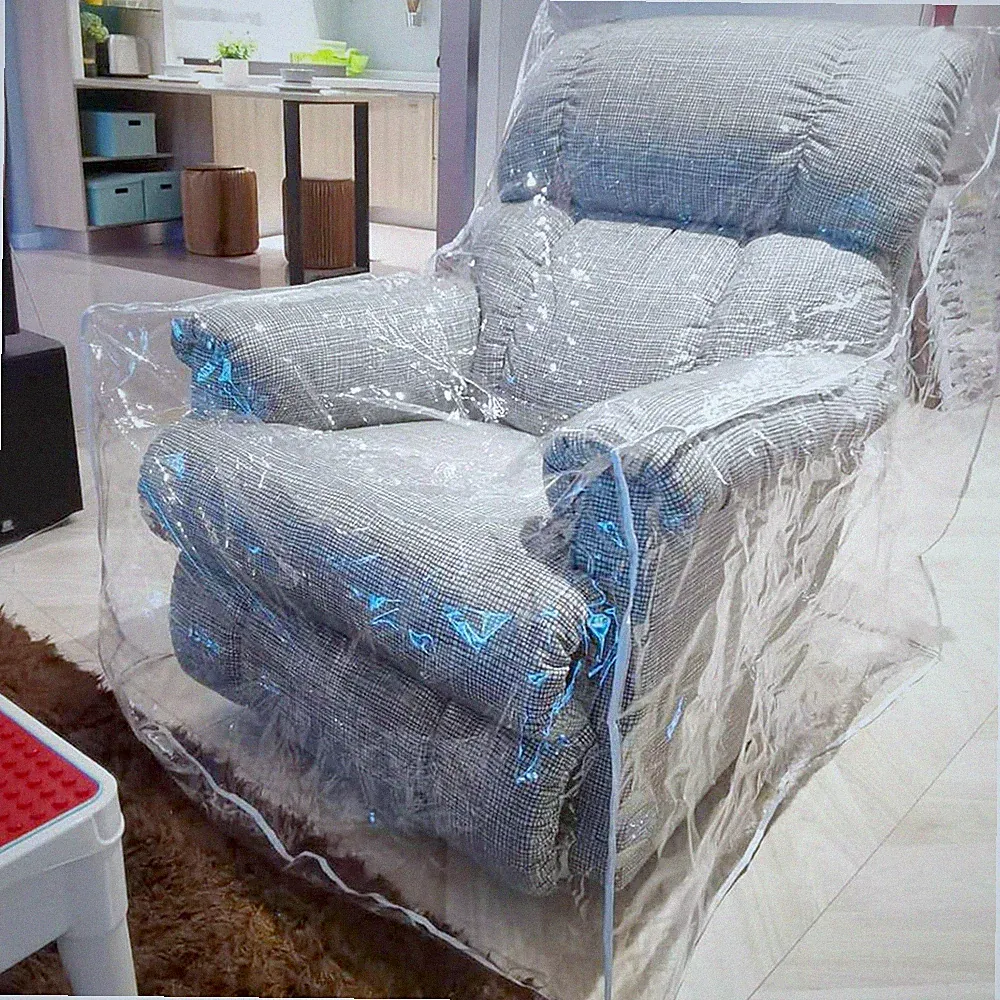 Heavy Duty Plastic Recliner Cover Pets | Cat Dog Scratching Protector Clear Viny