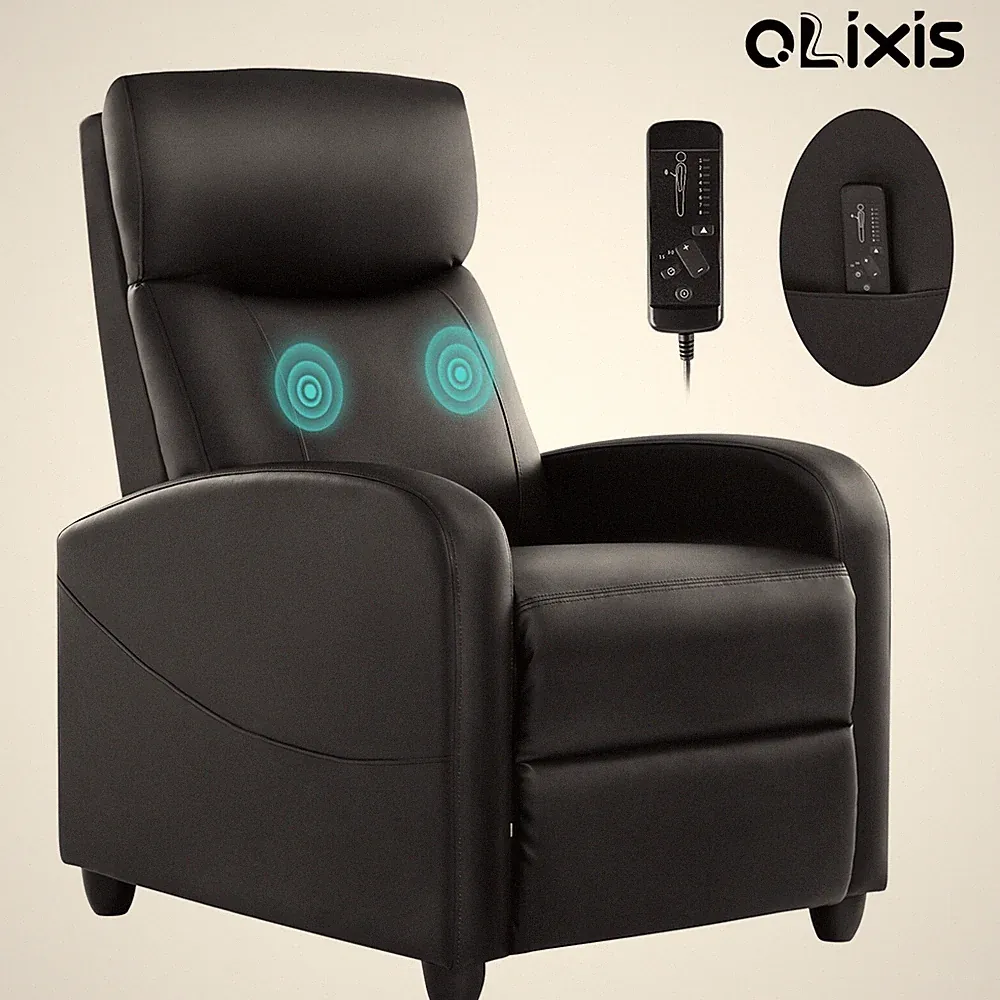 Massage Chair - Ergonomic, Bedroom Single Sofa Recliner with Lumbar Support
